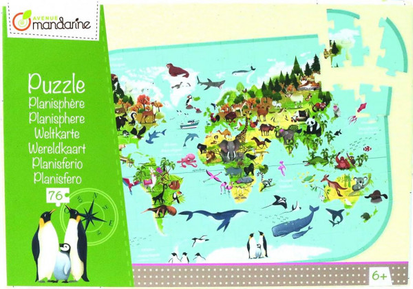 PUZZLE WELTKARTE