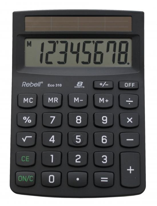 Rebell Tischrechner Eco 310 schwarz - Image 3