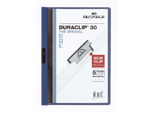 Klemmmappe Duraclip 30 dunkel blau