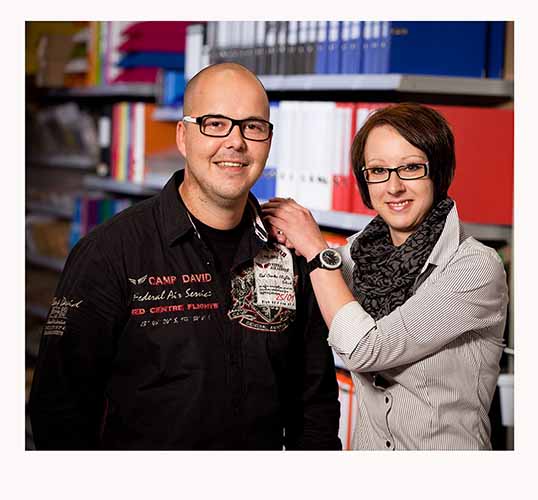 Pedro und Claudine Klemt Paper Markt
