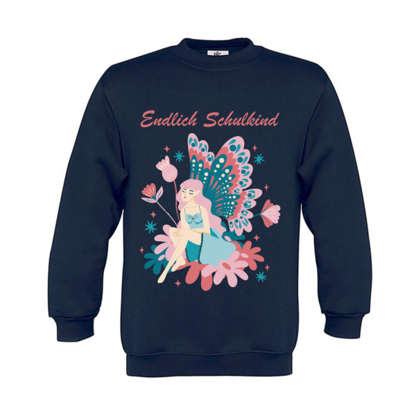 Sweatshirt Kinder Schule - Schulstart Schulkind Fee