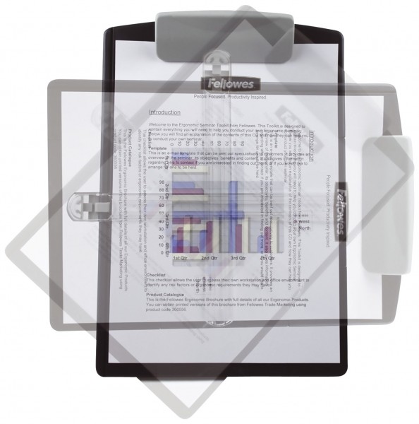 627687010-Fellowes-Konzepthalter-schwarz-silber
