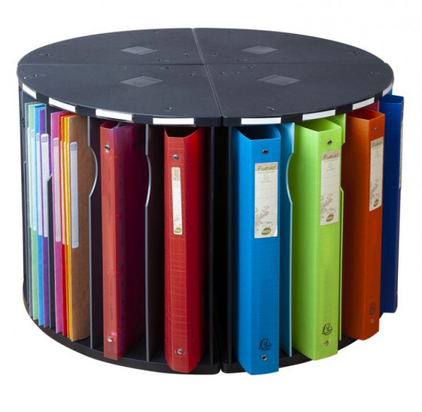 Exacompta - 132823E – Address Book – 9 Cm X 13 Cm – Made Of Plastic In Textile Look – 96 Pages – Random Colour