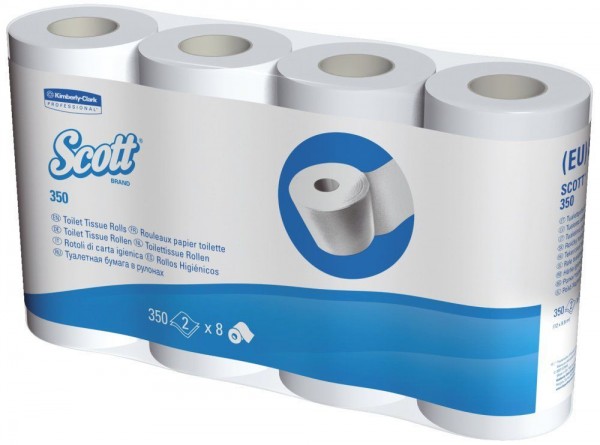 Scott Toilettenpapier 8 x 350 Blatt