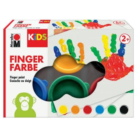 Marabu Fingerfarbe Kids 6 Farben