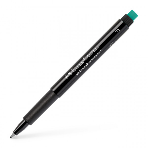 FABER-CASTELL Multimark Folienstift wasserfest F (0,6mm) schwarz