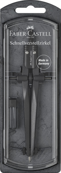 Faber Castell Schnellverstellzirkel Stream 2019 black stone