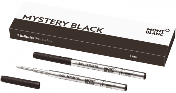Montblanc Kugelschreiberminen Mystery Black fein schwarz