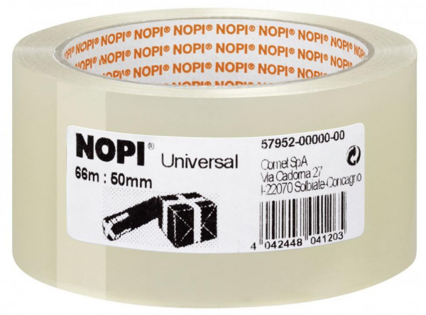 Nopi Paketband 50mm x 66m transparent