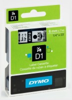 620050100-Dymo-Schriftband-D1-Kunststoff-laminiert-7m-x-6mm- 620050100-Dymo-Schriftband-D1-Kunststoff-laminiert-7m-x-6mm-