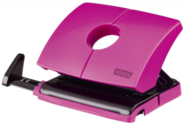 NOVUS Locher B216 16 Blatt pink