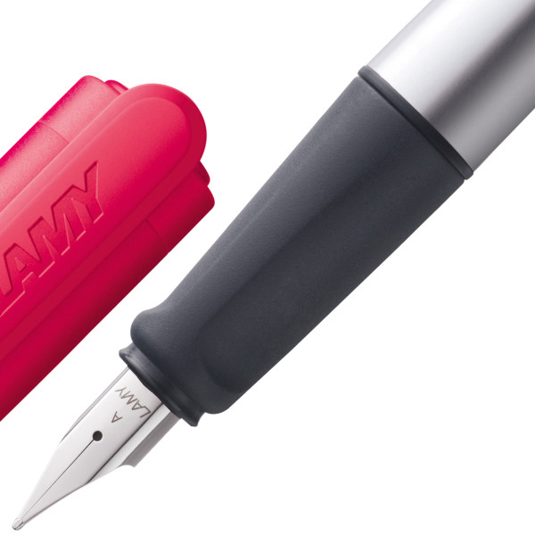 Lamy Füllhalter Accent – Alu/Holz-Design, B-Breitfeder, Inkl. T10-Patrone & Gravur-Option, Für Rechtshänder