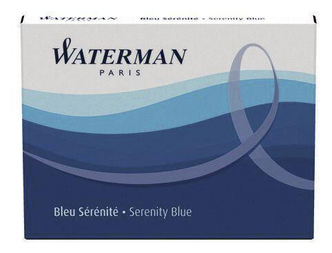 Waterman Tintenpatrone 8 Patronen blau