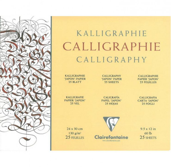 Clairefontaine Kalligraphiepapier satiniert 130g