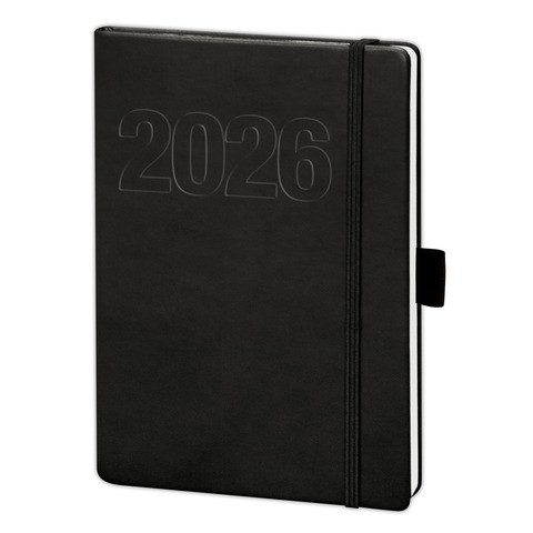 BSB V-Book Buchkalender schwarz A5