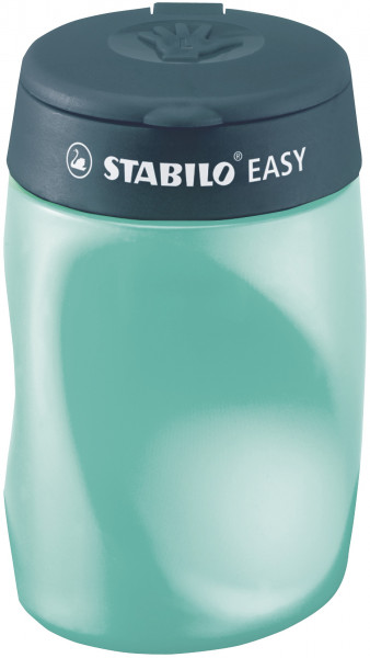 Stabilo Easy Anspitzer mit Deckel für Linkshänder blau, pink, petrol