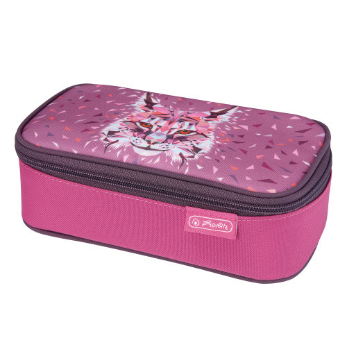 herlitz Schlamperetui Wild Animals Luchs pink