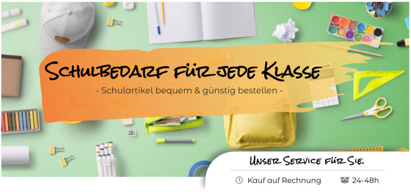 Schulbedarf für jede Klasse