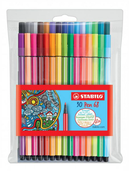 Stabilo Pen 68 Filzstifte 24 Farben