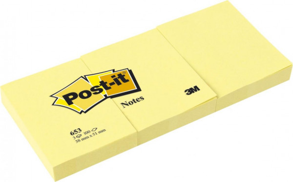480604-Post-it-Haftnotizen-38x51mm-gelb-100-Blatt-12-Stueck