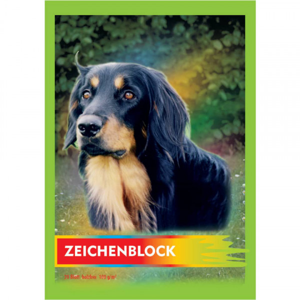 Zeichenblock A3 10 Blatt 100 g/qm weiß seitengeleimt