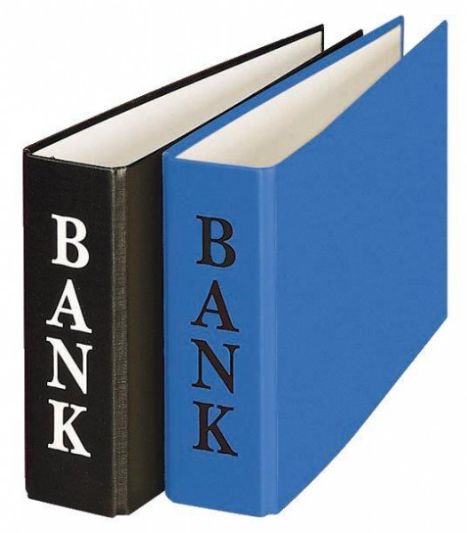 Bankordner blau oder schwarz