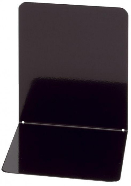 Buchstütze aus Metall breit 120mm 2 Stück schwarz