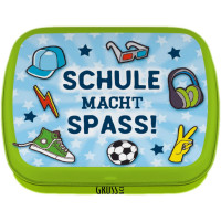 Mintdose zur Einschulung Fußball