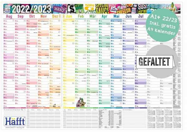 Häfft Wandkalender A1 2022/2023