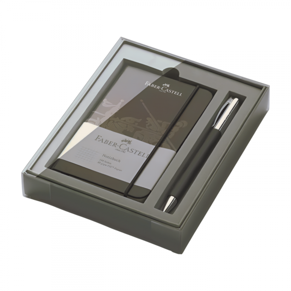 Faber-Castell Geschenkset Ambition Kugelschreiber & Notizbuch