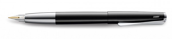 Lamy studio Füllhalter pianoblack mit Goldfeder medium