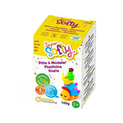 Super Softy Knete 100g gelb