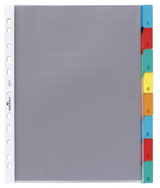 Durable Hüllenregister DIN A4