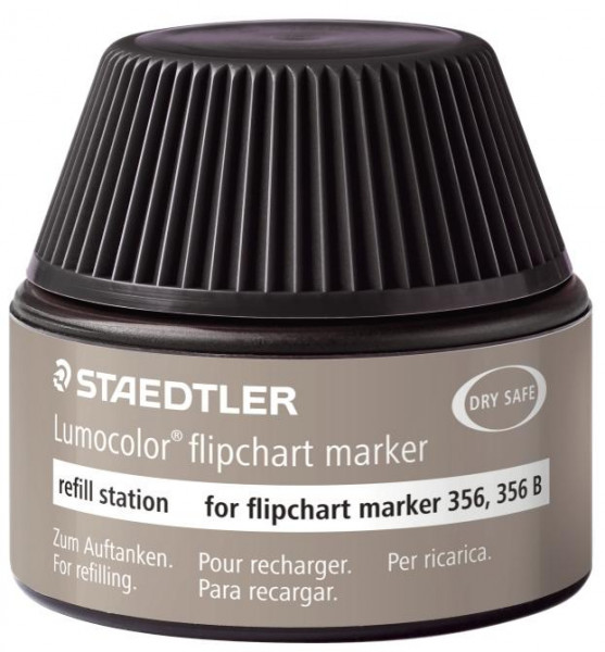 Staedtler Tinte für Flipchart Marker Lumocolor refill station 30 ml schwarz