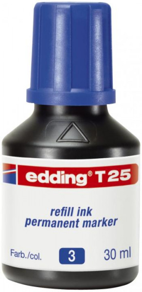 Edding T25 Nachfülltusche für Permanentmarker blau