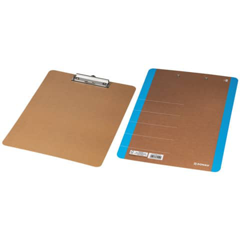 Klemmbrett A4 aus Karton neonblau FSC