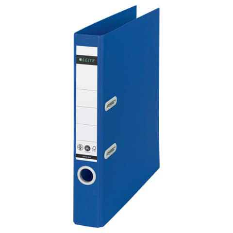 LEITZ 1019 Recycle Ordner A4 Pappe | 5cm schmal klimaneutral blau