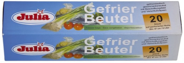 Gefrierbeutel 3 Liter 20 Stück