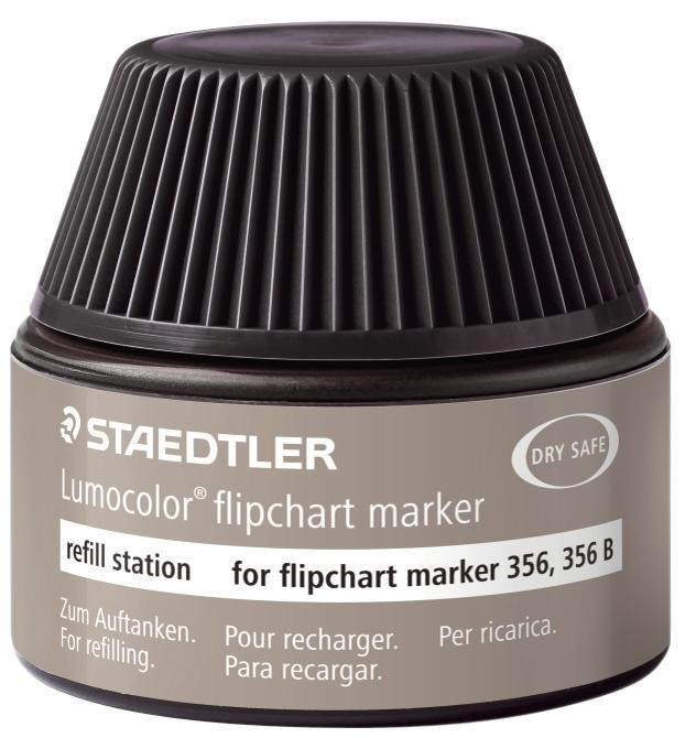 Schwarz Staedtler Tinte Für Flipchart Marker Lumocolor Refill Station 30 Ml