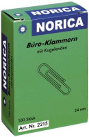 Norica Büroklammern 24mm 1000 Stück Norica Büroklammern 24mm 1000 Stück