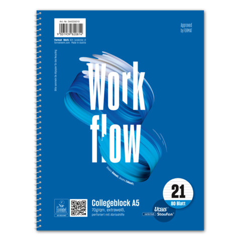 Collegeblock A5 Notizblock liniert