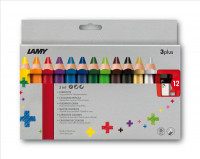 LA1223548-LAMY-Farbstift-3plus-12er-Set-Modell-520-521 LA1223548-LAMY-Farbstift-3plus-12er-Set-Modell-520-521