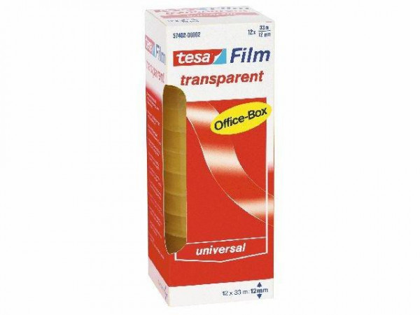 tesa film in Officebox 12 Stück 33m x 12 mm