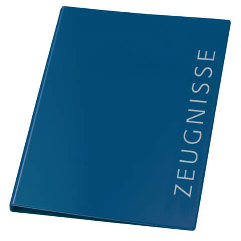 Zeugnismappe Ringbuch A4 incl. 5 Hüllen blau