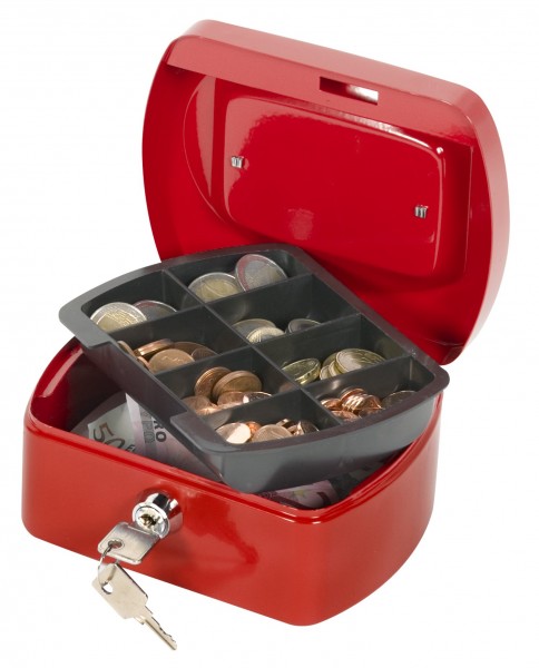 Geldkassette rot