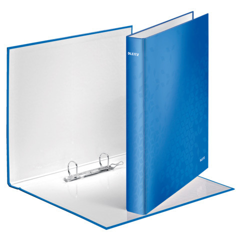 LEITZ Wow Ringbuch blau metallic