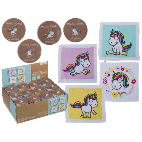 Magic Mallappen Maltuch Handtuch | 30x30 cm Einhorn