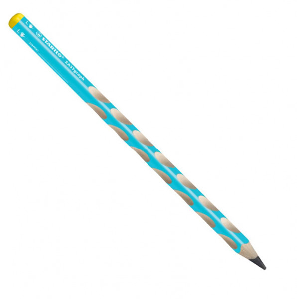 Dicker Schreiblern Bleistift HB Linkshänder STABILO EASYgraph hellblau