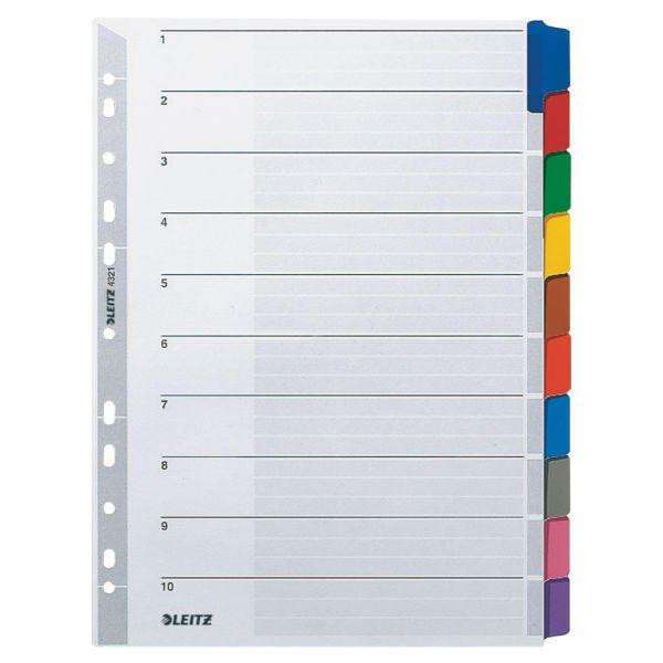 LEITZ Blanko Register A4 10 Blatt