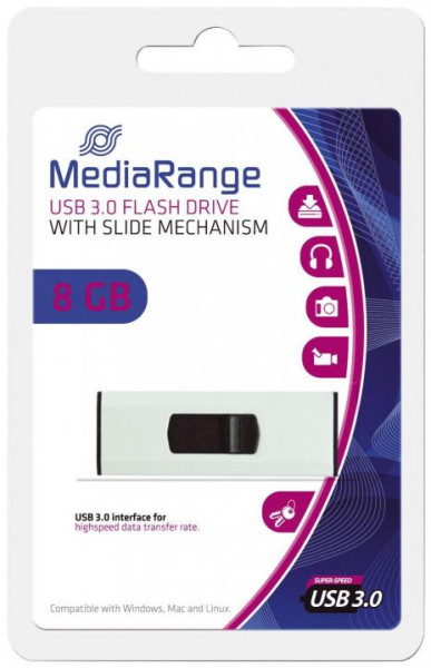Media Range USB Stick 3,0 super speed 8GB